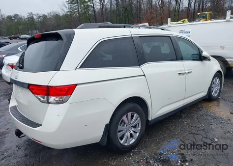 2016 Honda Odyssey Ex-L из США, поврежденный, VIN 5FNRL5H6XGB090788